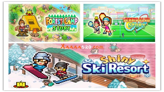 开罗物语合集10|闪耀滑雪场物语森+丘露营地物语+网球俱乐部物语|STEAM官中-3合1|
